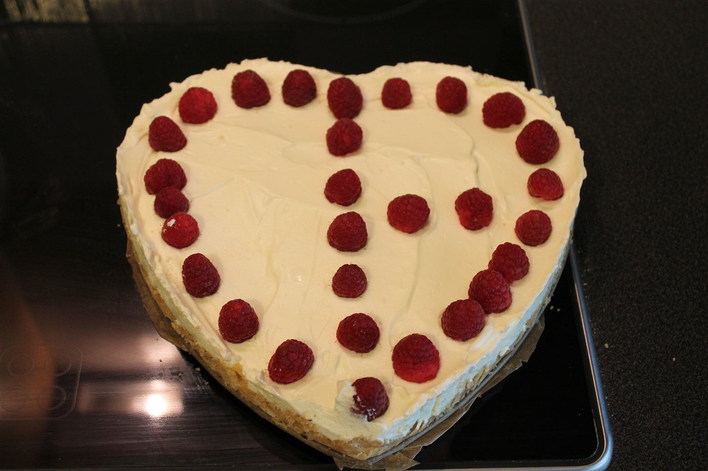 Philadelphia Himbeer Torte — fertig
